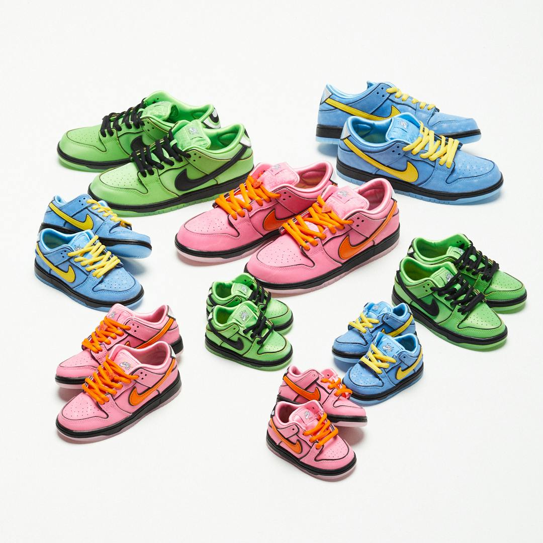 NIKE SB X POWERPUFF GIRLS TD DUNK LOW PRO - LOTUS PINK