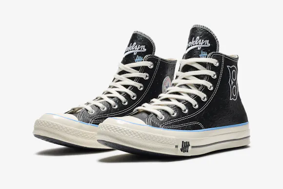 Hero image for UNDEFEATED X CONVERSE X BK DODGERS CHUCK 70 HI - BLACK/ EGRET - ONLINE RAFFLE