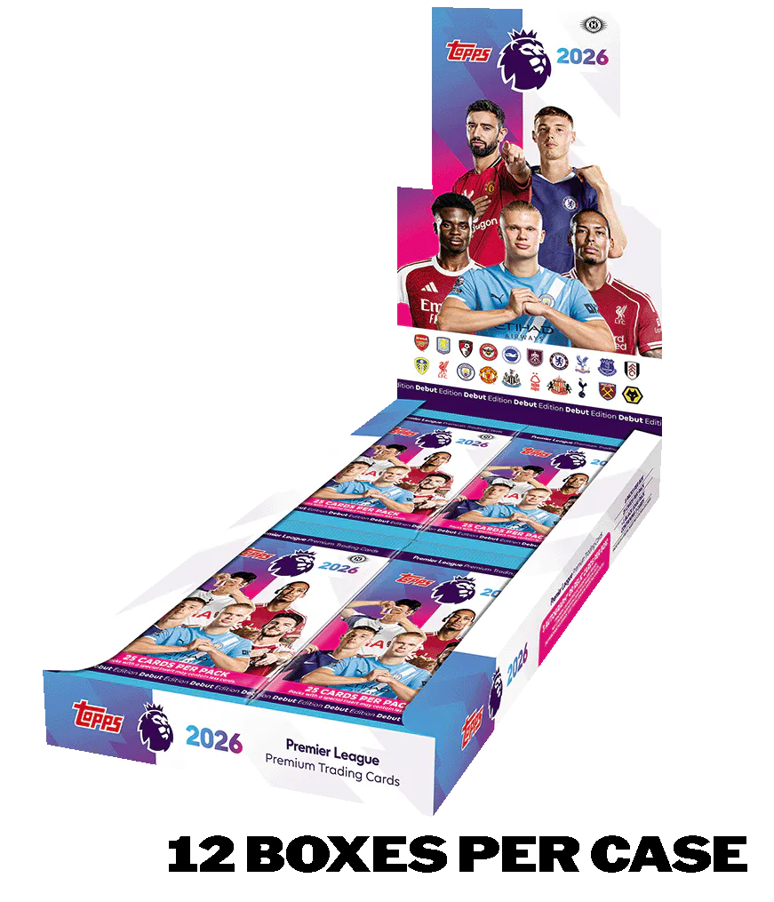 Hero image for Topps® Premier League 2026 - Hobby Box - Sealed Case