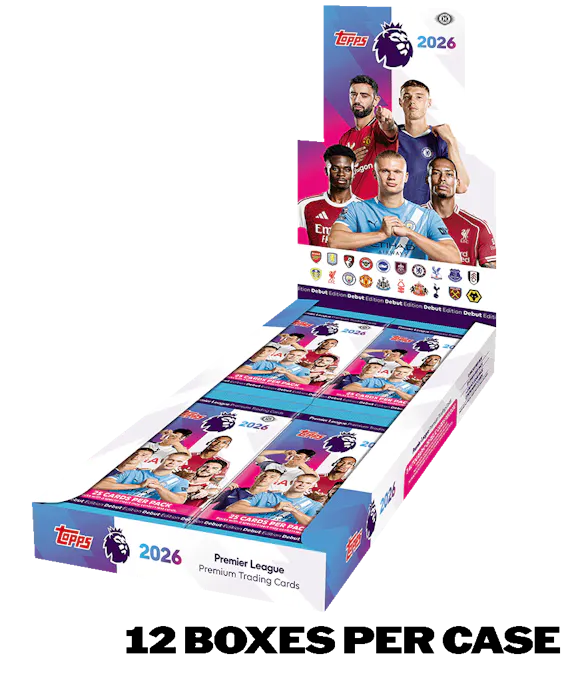 Hero image for Topps® Premier League 2026 - Hobby Box - Sealed Case