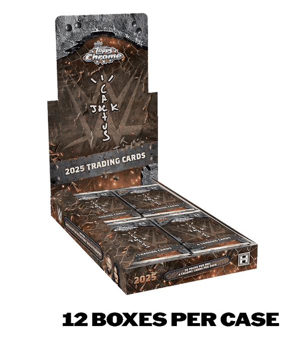 Hero image for 2025 Topps Chrome® WWE x Cactus Jack - Hobby Box - Sealed Case