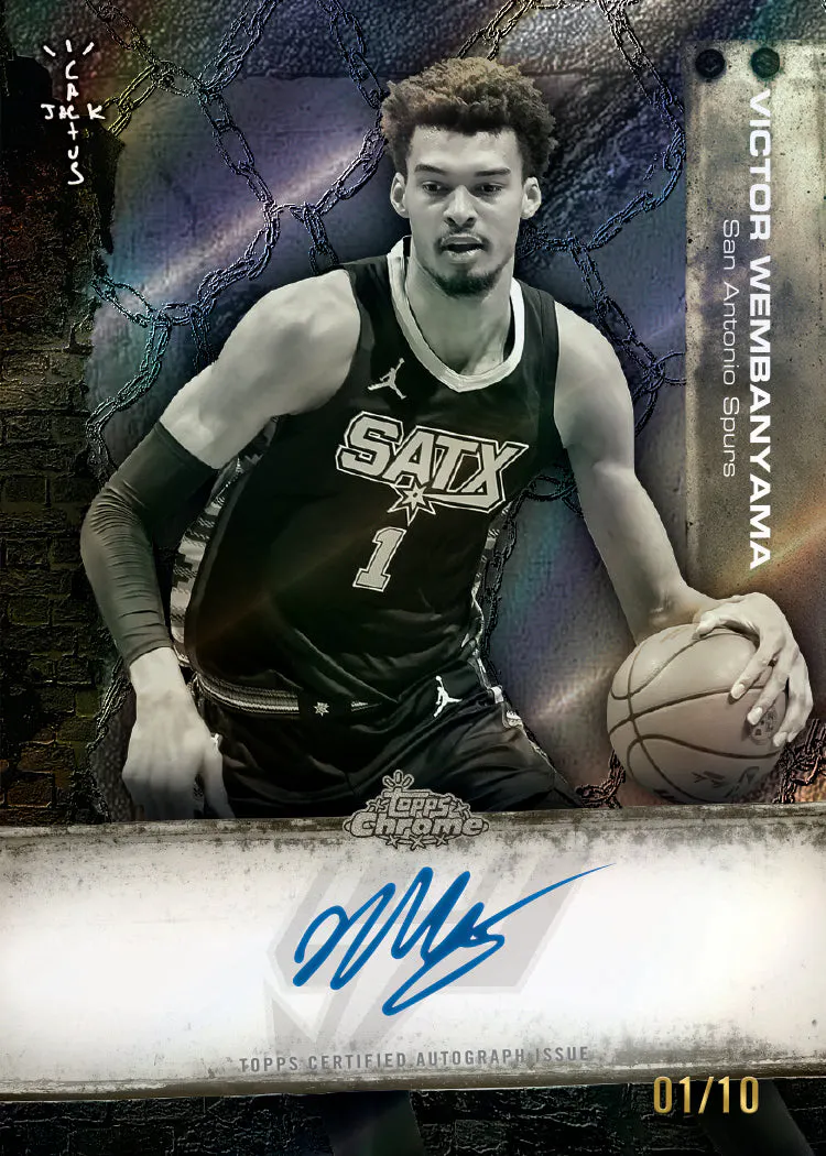 2025-26 Topps Chrome® Cactus Jack Basketball - Hobby Box - Sealed Case