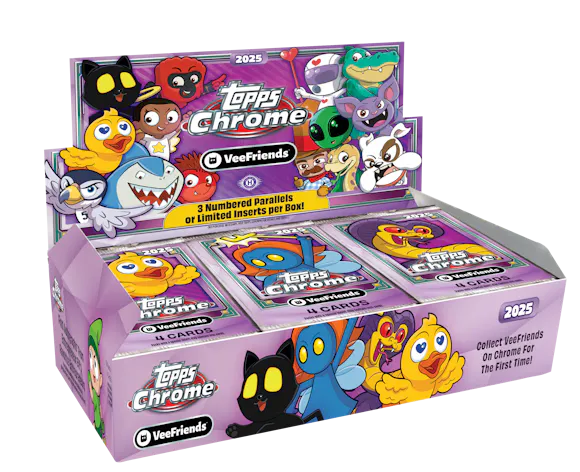 Hero image for 2025 Topps Chrome® VeeFriends - Hobby Box - Pre-Order
