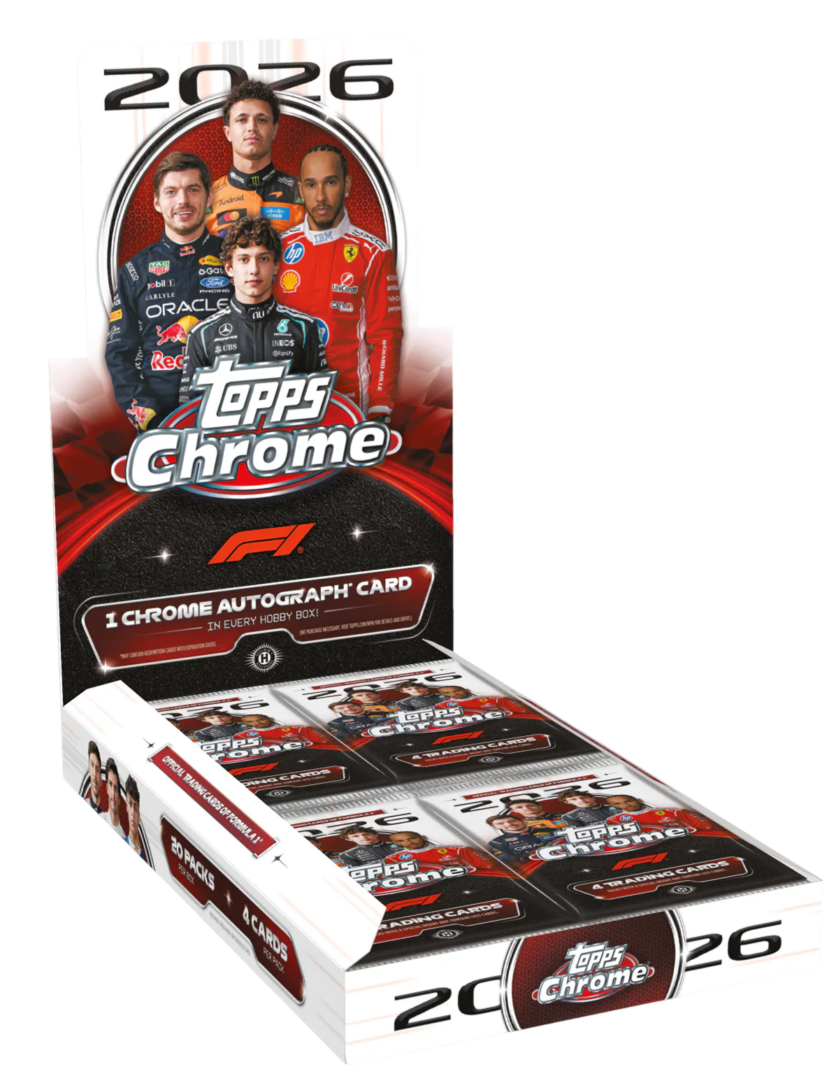 Hero image for 2026 Topps Chrome Formula 1® - Hobby Box - Pre-Order