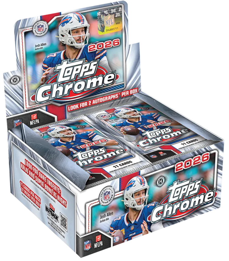 Hero image for 2026 Topps Chrome® Football - Jumbo Box - Pre-order