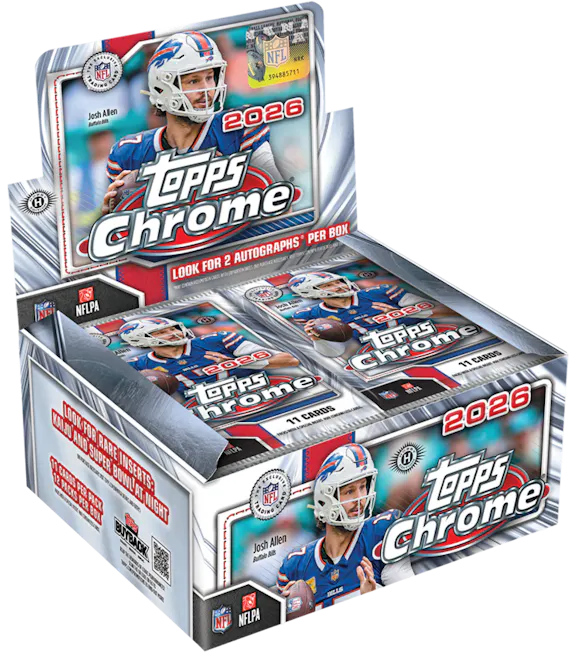 Hero image for 2026 Topps Chrome® Football - Jumbo Box - Pre-order