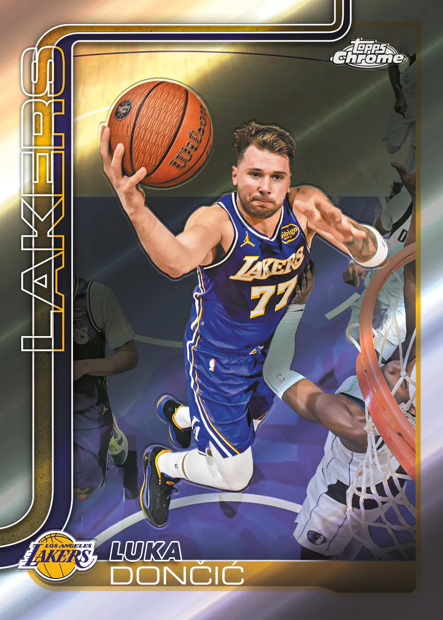 2025-26 Topps Chrome® Updates Basketball Jumbo Box - Pre-order