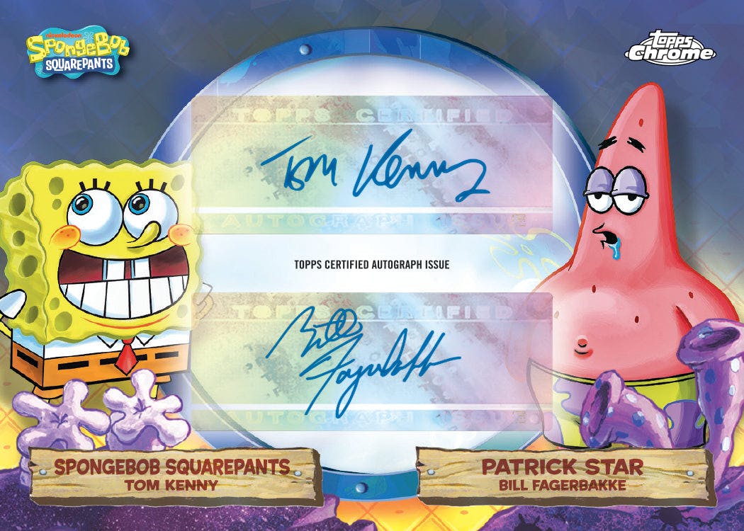 2025 Topps Chrome® Sapphire SpongeBob 25th Anniversary - Hobby Box