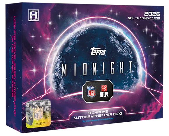 Hero image for 2026 Topps Midnight Football - Hobby Box - Pre-order