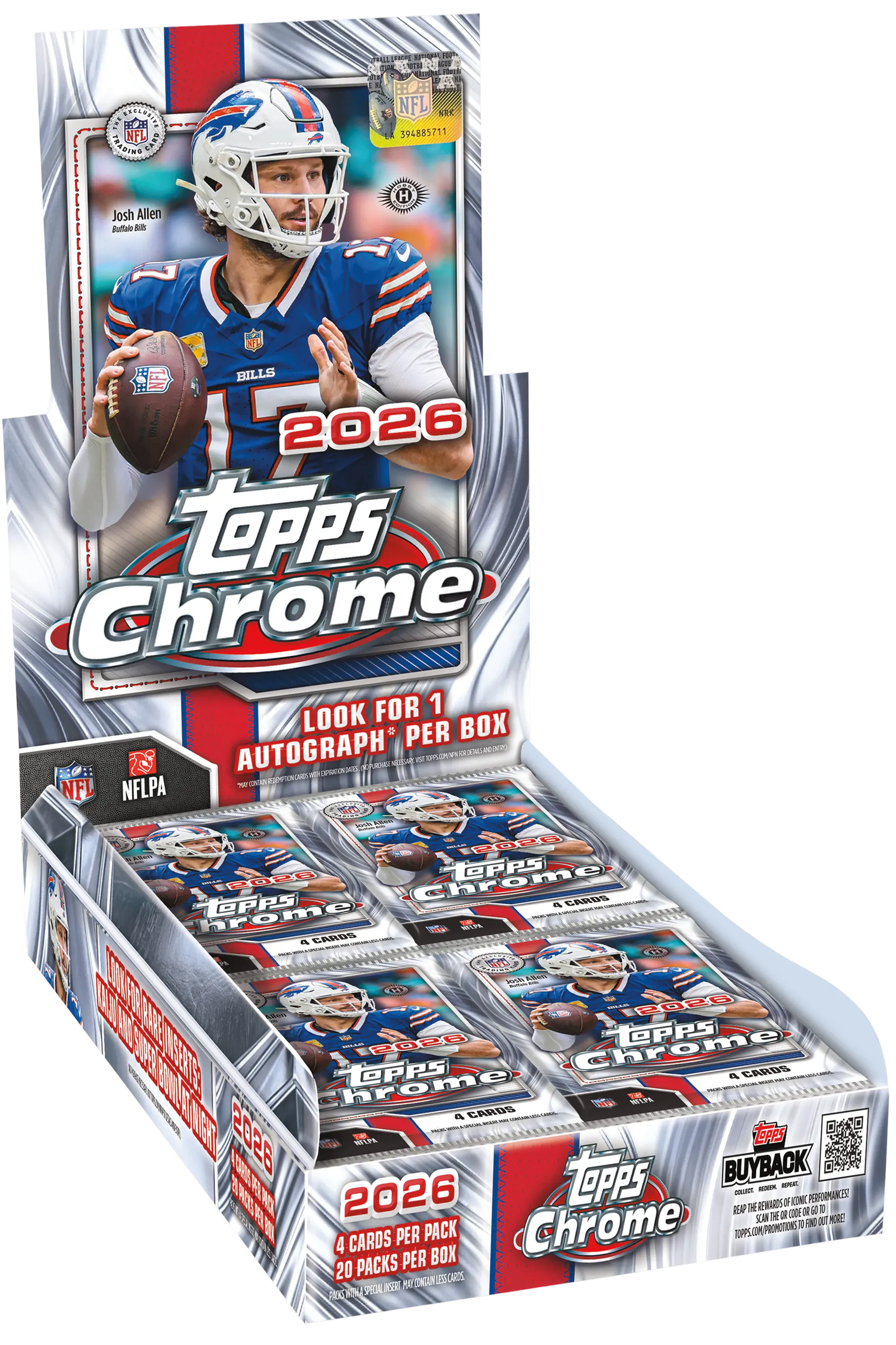 Hero image for 2026 Topps Chrome® Football - Hobby Box - Pre-order