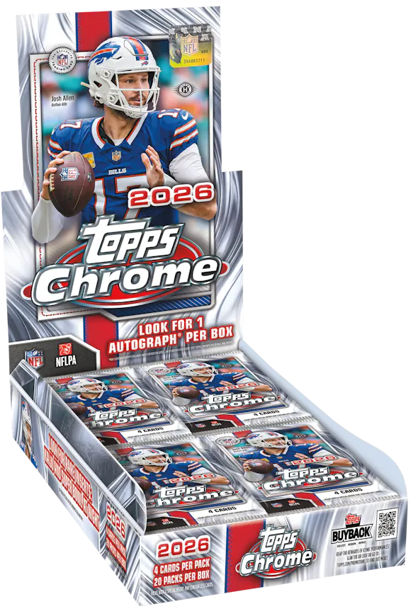 Hero image for 2026 Topps Chrome® Football - Hobby Box - Pre-order