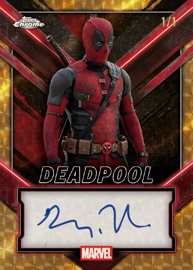 その他 2025 Topps Chrome Marvel DEADPOOL 2025 Topps Chrome® Deadpool - Hobby Box - Sealed Case