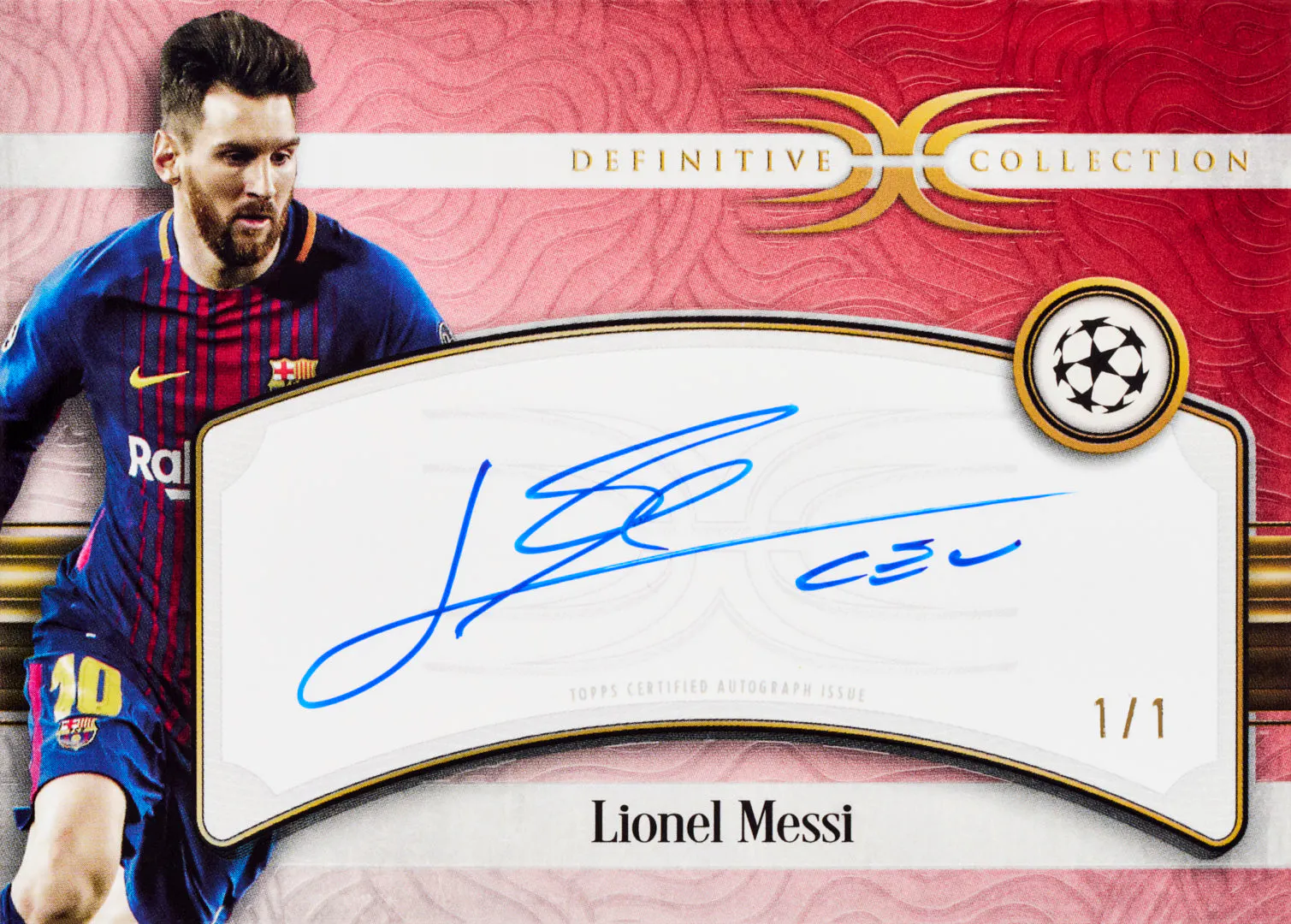 2024-25 Topps® Definitive UEFA Club Competitions - Hobby Box