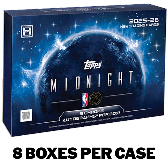 Hero image for 2025-26 Topps Midnight Basketball - Hobby Box - Sealed Case