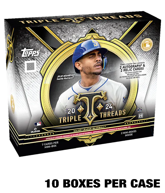 Hero image for 2024 Topps Triple Threads Baseball - Hobby Box - Sealed Case