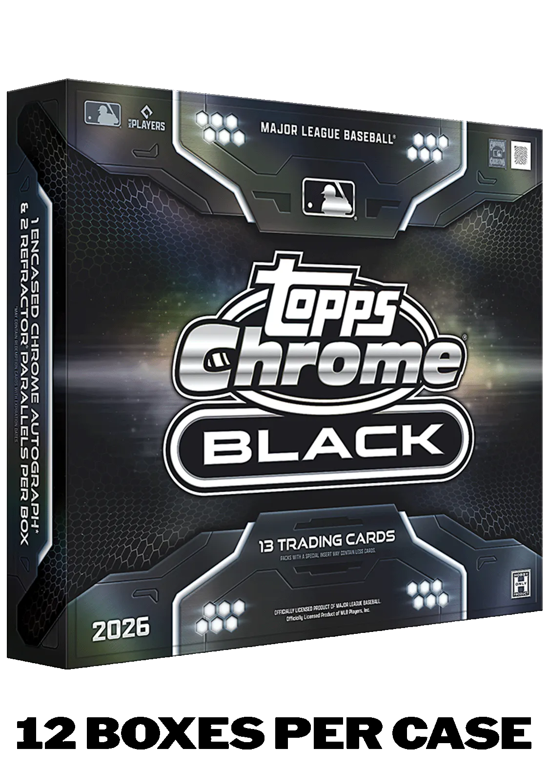 Hero image for 2026 Topps Chrome® Black Baseball - Hobby Box - Sealed Case