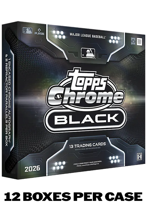 Hero image for 2026 Topps Chrome® Black Baseball - Hobby Box - Sealed Case