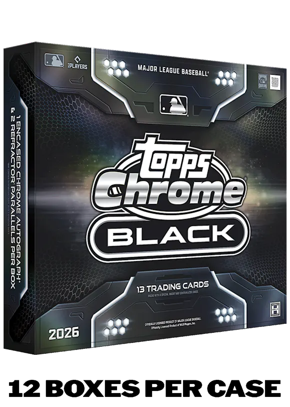 Hero image for 2026 Topps Chrome® Black Baseball - Hobby Box - Sealed Case