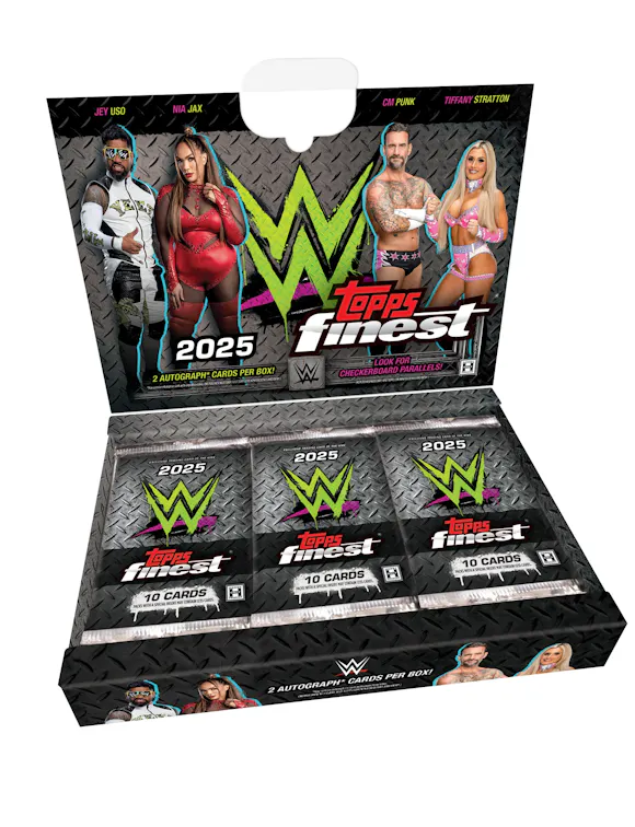 Hero image for 2025 Topps Finest WWE - Hobby Box