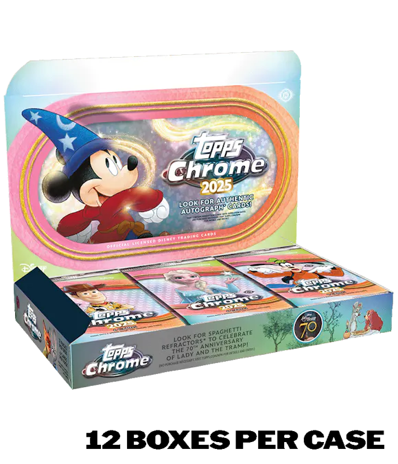 Hero image for 2025 Topps Chrome® Disney - Hobby Box - Sealed Case