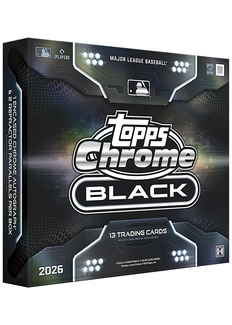 Hero image for 2026 Topps Chrome® Black Baseball - Hobby Box