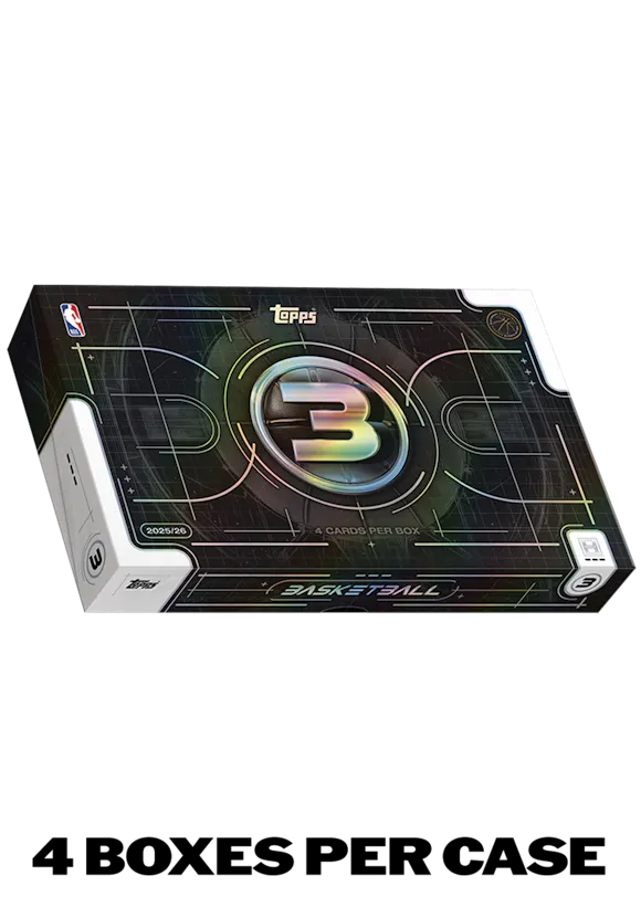 Hero image for 2025-26 Topps Three Basketball - Hobby Box - Sealed Case