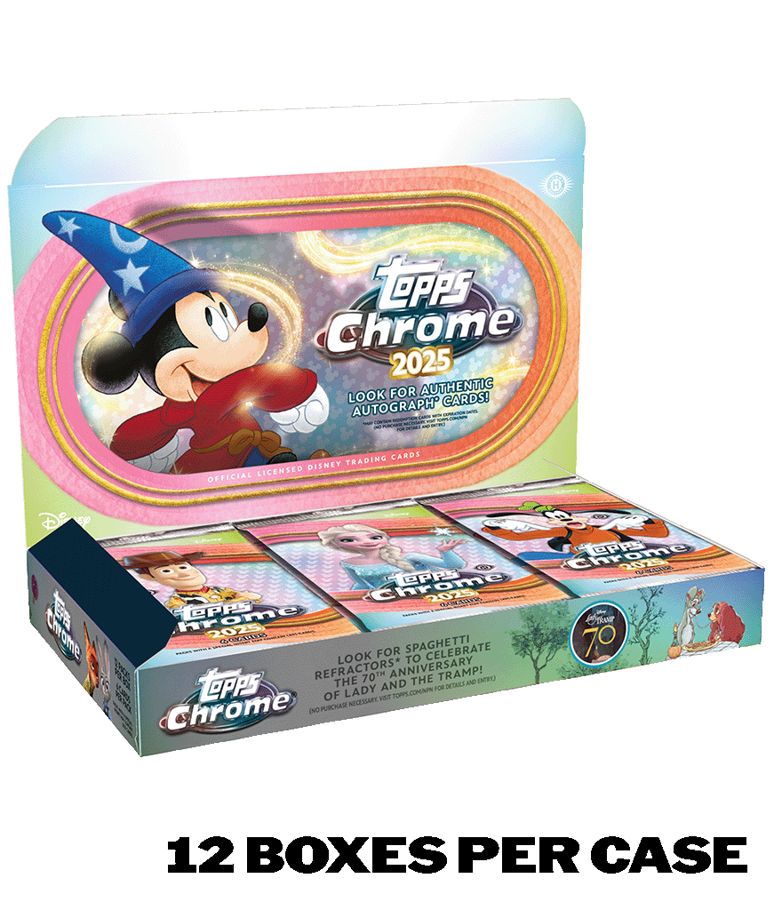 2025 Topps Chrome® Disney - Hobby Box - Sealed Case