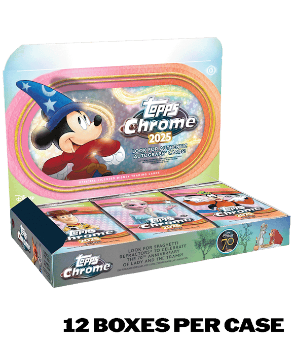 2025 Topps Chrome® Disney - Hobby Box - Sealed Case 2025 Topps Chrome® Disney - Hobby Box - Sealed Case