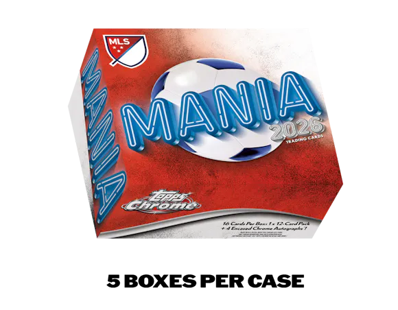 Hero image for Topps Chrome® Major League Soccer 2026 - Mania Box - Sealed Case