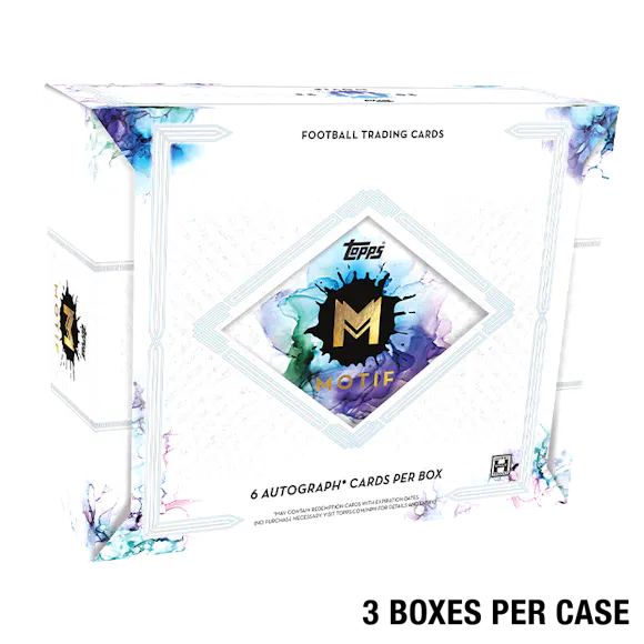 Hero image for 2023 Topps Motif Football - Hobby Box Sealed Case