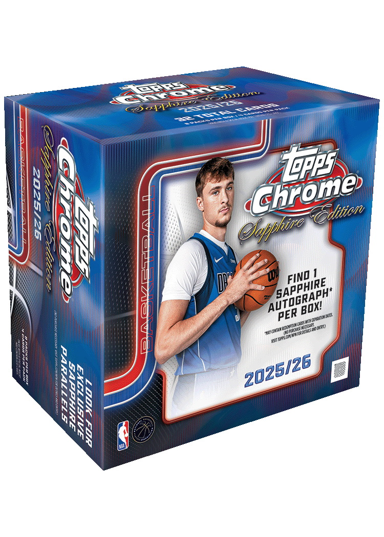 2025-26 Topps Chrome® Basketball Sapphire - Hobby Box