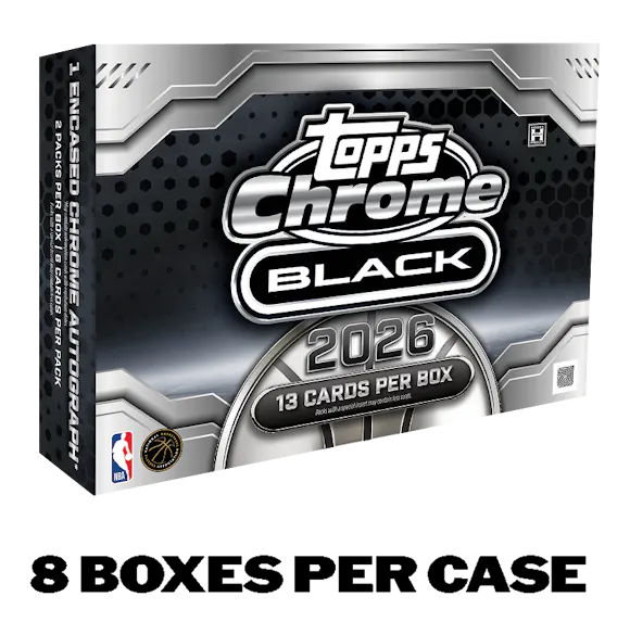 Hero image for 2025-26 Topps Chrome® Black Basketball - Hobby Box - Sealed Case - Pre order