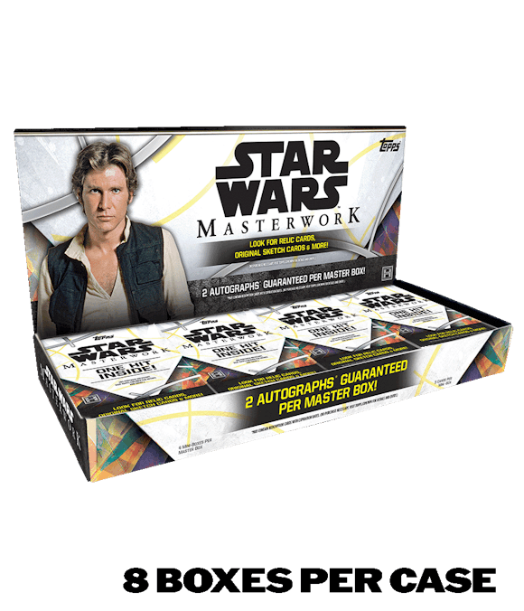 Hero image for 2024 Topps Masterwork Star Wars - Master Box - Sealed Case