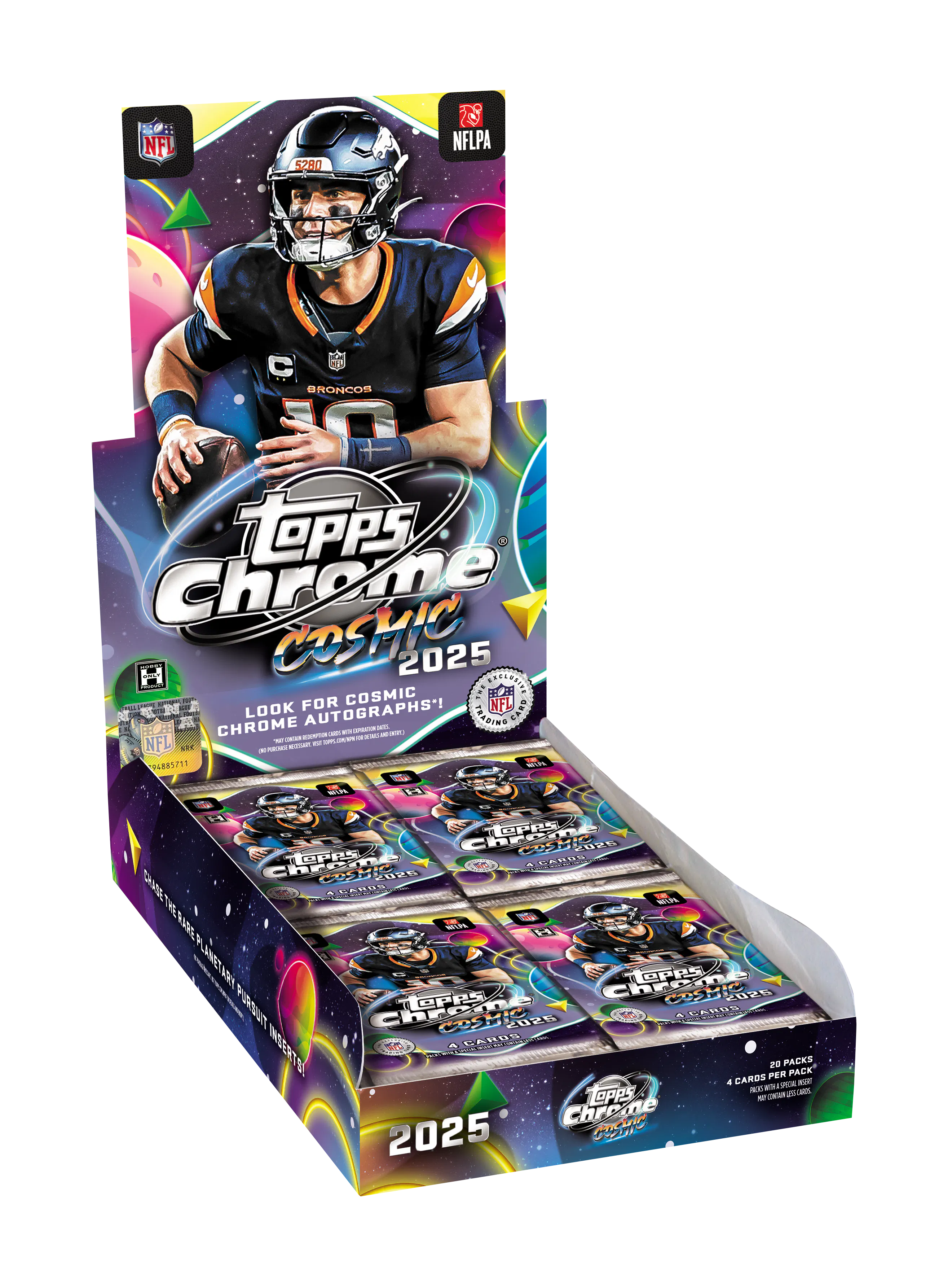2025 Topps Cosmic Chrome® Football - Hobby Box - Pre-order