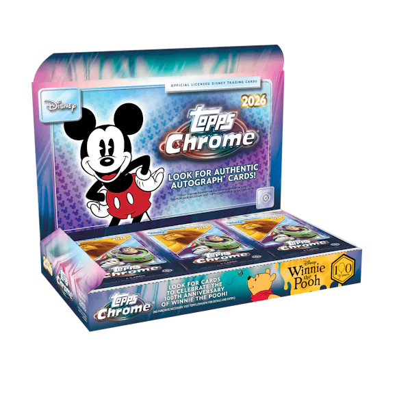 Hero image for 2026 Topps Chrome® Disney - Hobby Box