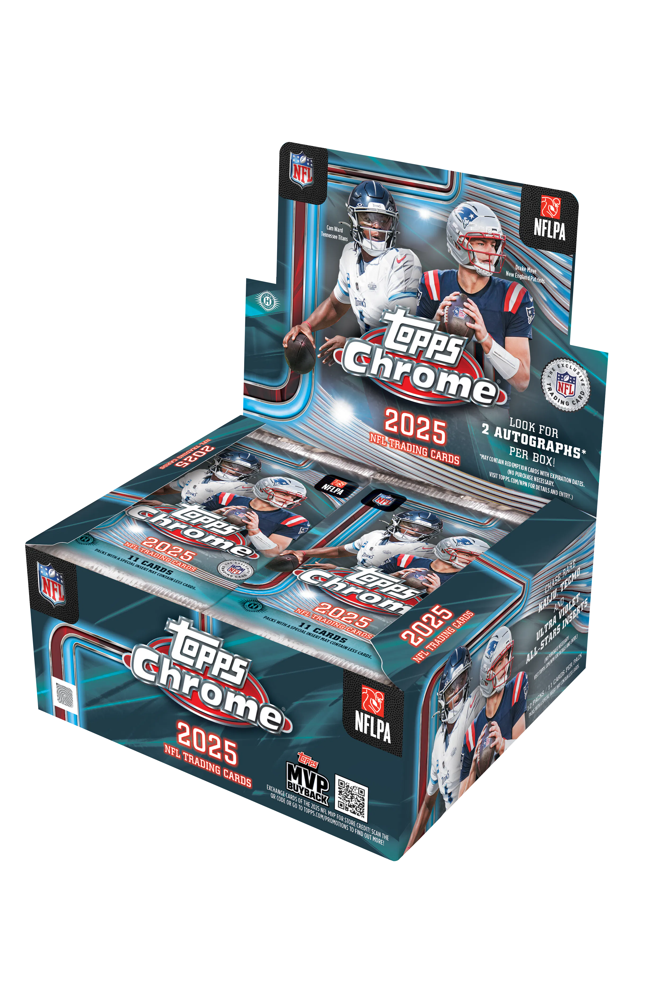 Image of 2025 Topps Chrome® Football - Jumbo Box