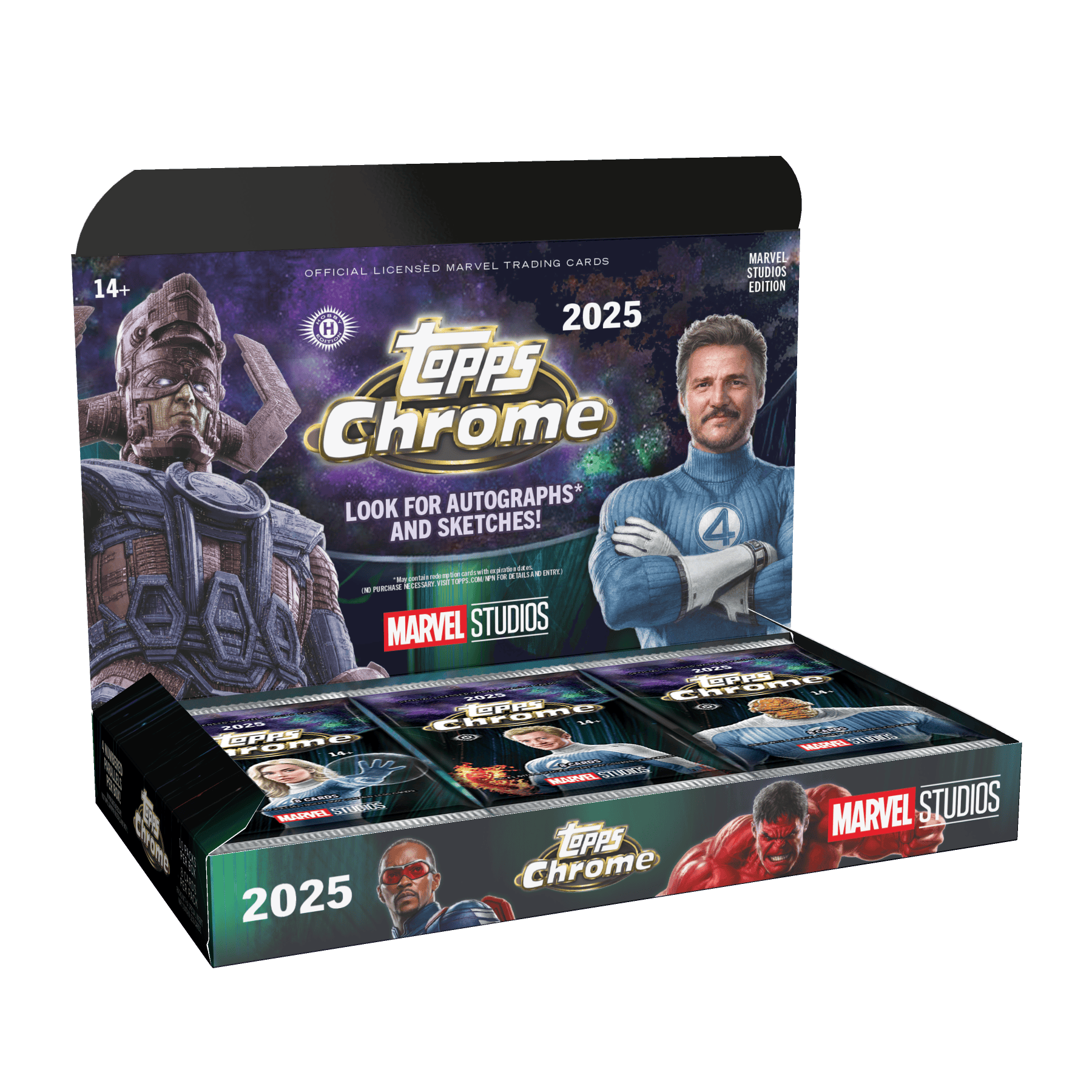 2025 Topps Marvel Studios Chrome® - Hobby Box