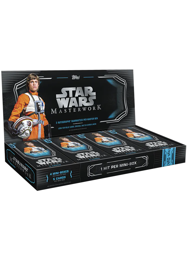 Hero image for 2025 Star Wars Masterwork - Hobby Box