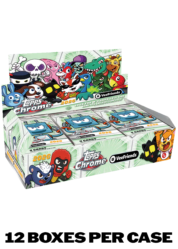 【メロンソーダ】have fun garage PLATE SET 2026 Topps Chrome® VeeFriends - Hobby Box - Sealed Case