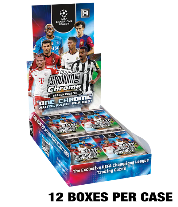 Hero image for 2024 Topps Stadium Club Chrome® UEFA Champions League - Sealed Case