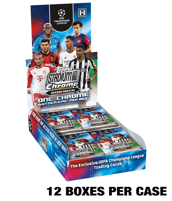 Hero image for 2024 Topps Stadium Club Chrome® UEFA Champions League - Sealed Case