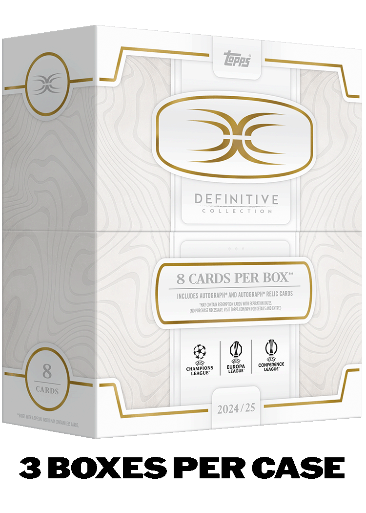 2024-25 Topps® Definitive UEFA Club Competitions - Hobby Box