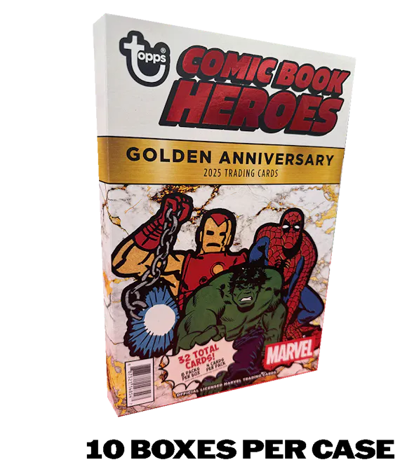 Hero image for 2025 Marvel Comic Book Heroes 1975 Golden Anniversary - Hobby Box - Sealed Case