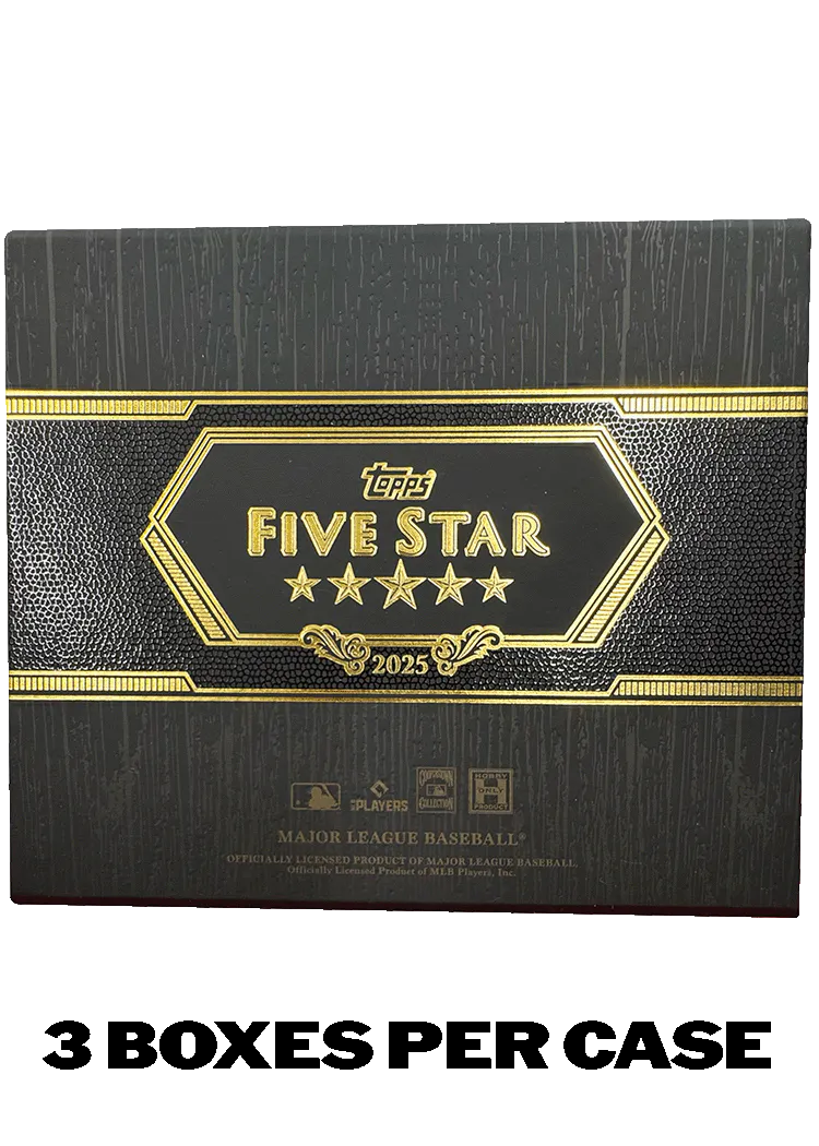 Hero image for 2025 Topps Five Star Baseball - Hobby Box - Sealed Case