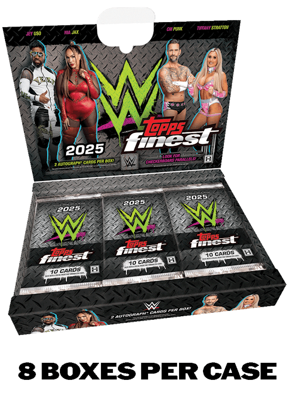 Hero image for 2025 Finest WWE - Hobby Box - Sealed Case