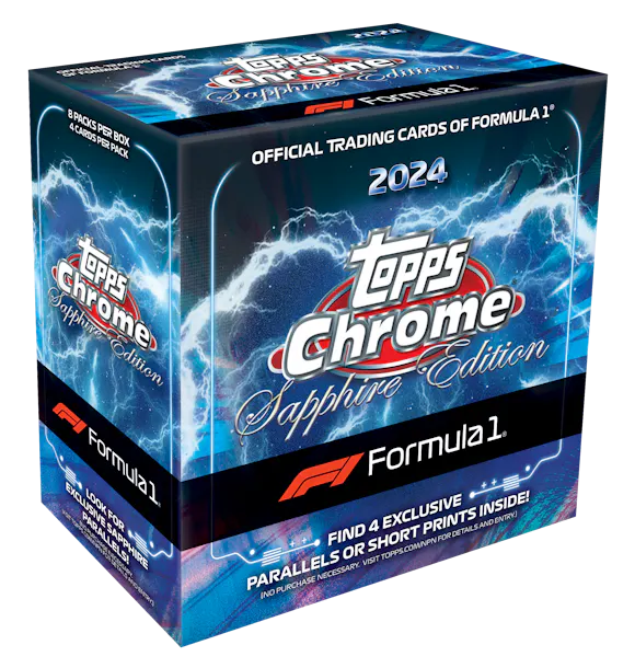 Hero image for 2024 Topps Chrome® Sapphire Formula 1® - Hobby Box