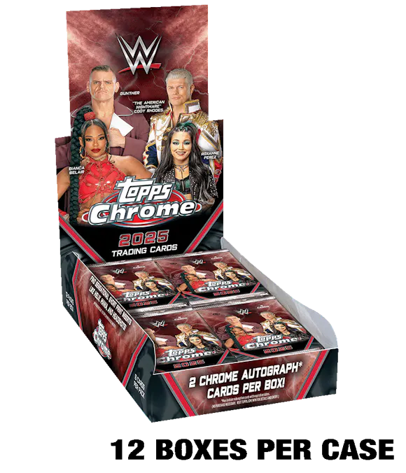 Hero image for 2025 Topps WWE Chrome® - Hobby Box - Sealed Case - Pre-Order