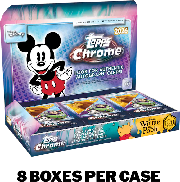 Hero image for 2026 Topps Chrome® Disney - Hobby Box - Sealed Case