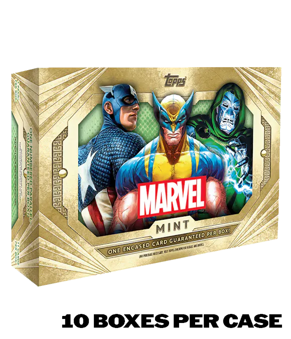 Hero image for 2025 Topps Mint Marvel - Hobby Box - Sealed Case
