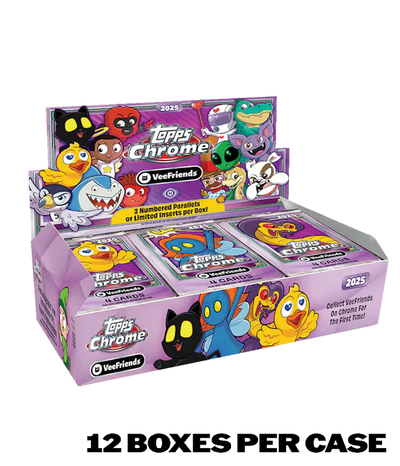 Hero image for 2025 Topps Chrome® VeeFriends - Hobby Box - Sealed Case - Pre-Order